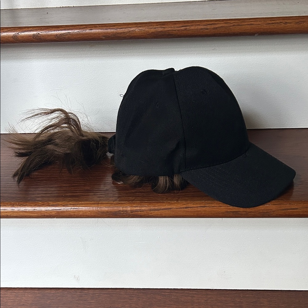 Brown Wig Ponytail Baseball Cap